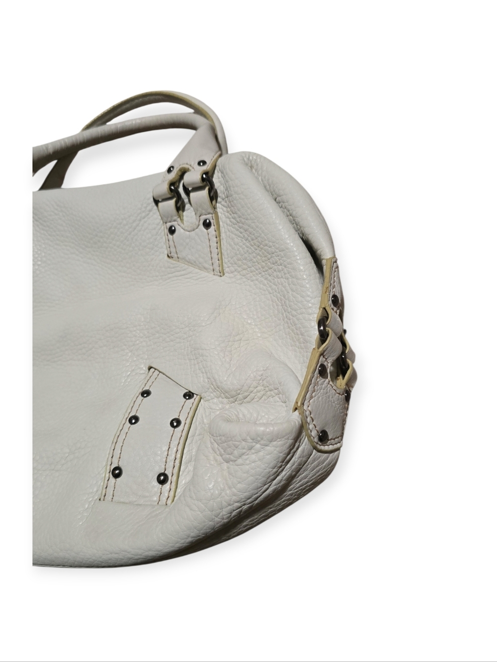 Cole Haan Pebbled Leather Satchel, Village Collection - Picture 3 of 9